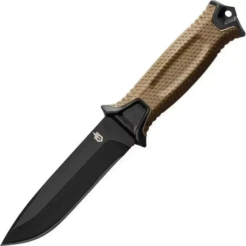 Gerber StrongArm Fixed Blade Knife Plain Edge - Coyote Brown - New in Box 2 pack